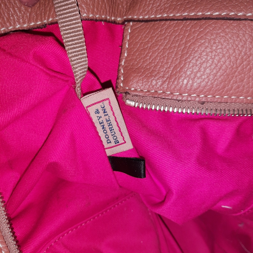 Dooney And Bourke Brown Pebbled Leather Bag - Picture 8 of 8